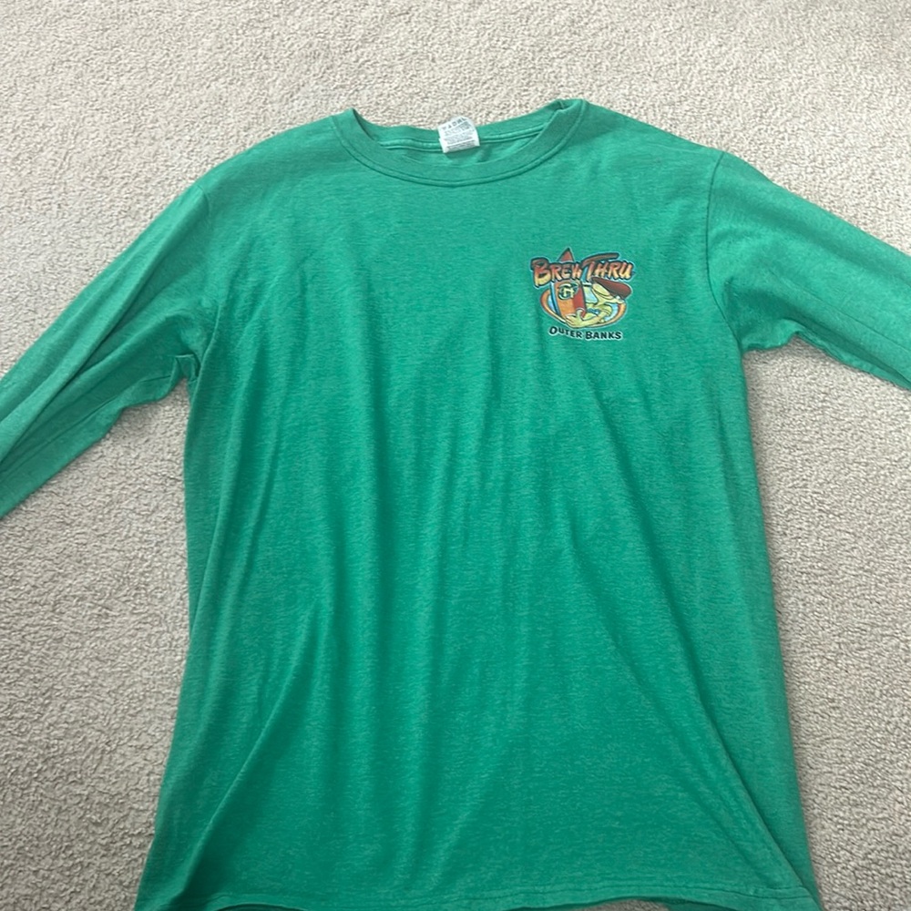 Brew thru long sleeve t shirt